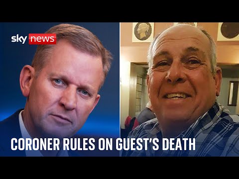 Jeremy Kyle: ‘No clear link’ between Steve Dymond’s appearance on show and his suicide – coroner