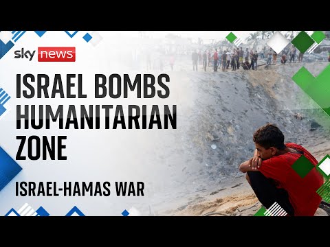 Nineteen killed after Israel hits crowded ‘safe zone’ in Gaza | Israel-Hamas War