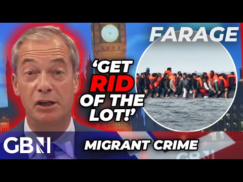 ‘Get RID of the LOT!’ Farage demands ALL foreign criminals be DEPORTED instead of early release
