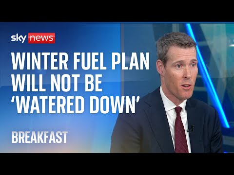 Minister insists winter fuel payment cuts will not be ‘watered down’