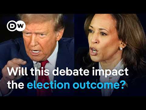 Could the Trump-Harris presidential debate sway undecided voters? | DW News