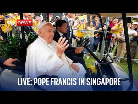 Pope Francis presides over Mass at Singapore National Stadium – Watch live