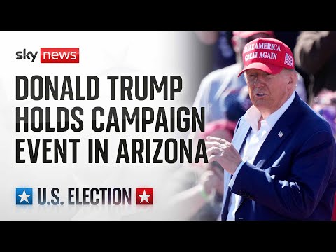 Republican presidential candidate Donald Trump holds campaign event in Arizona – Watch live