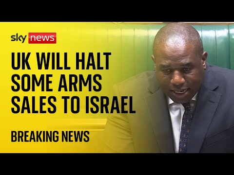 UK to suspend some arms sales to Israel, Foreign Secretary David Lammy announces