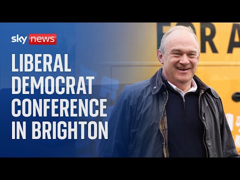 Watch live: Liberal Democrat conference begins in Brighton