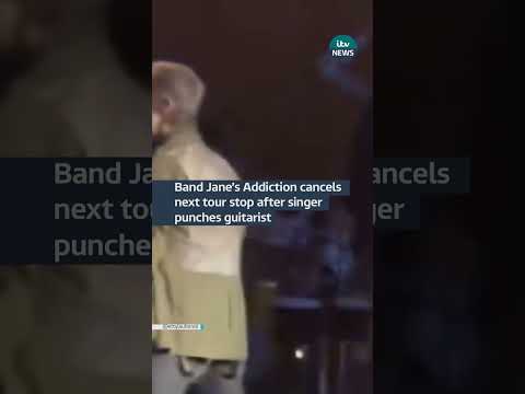 Band Jane’s Addiction cancels next tour stop after singer punches guitarist #itvnews