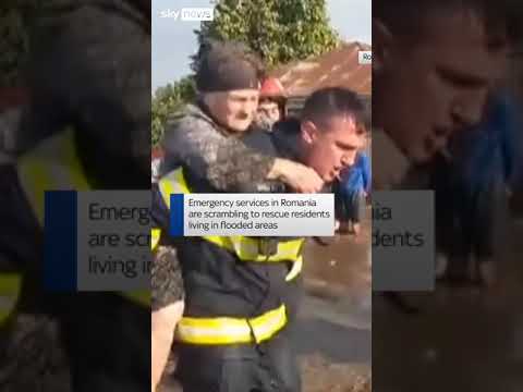 Deadly floods hit Romania