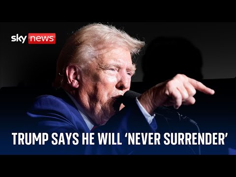 Donald Trump says he will ‘never surrender’ in first post after gunshots fired in his vicinity