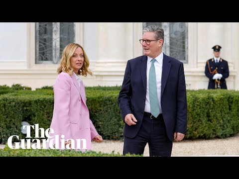 Keir Starmer and Giorgia Meloni hold press conference in Italy – watch live