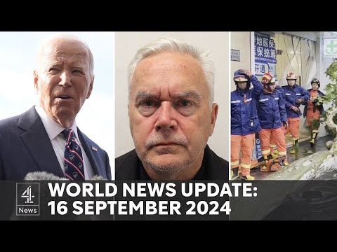 News update: Trump assassination attempt, Huw Edwards sentence, Typhoon Bebinca
