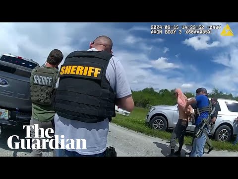 Bodycam footage shows arrest of suspected Trump shooter