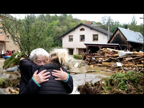 ‘We are drowning’: Extreme rains sweep Europe as floods kill at least 16 | ITV News