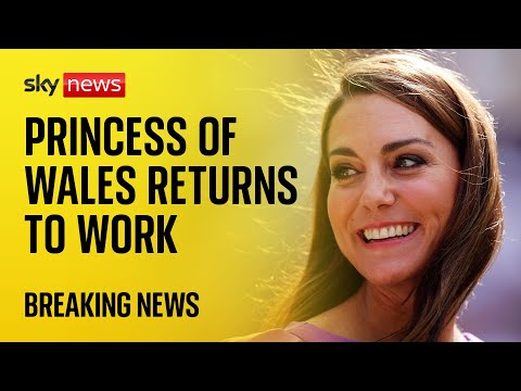 Princess of Wales returns to work, days after cancer treatment update