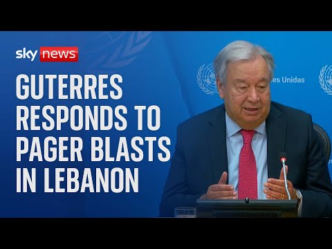 United Nations Secretary General Antonio Guterres holds news conference – Watch in full