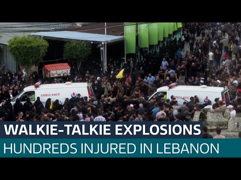 Walkie-talkies explode in Lebanon killing at least 14 and injuring hundreds in new attack | ITV News