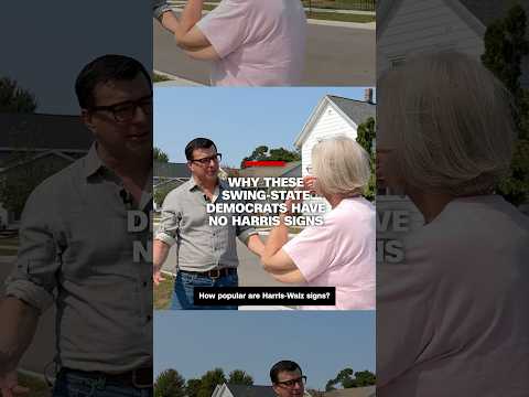 Hear why Democrats in Trump country say they’ve run out of Harris signs