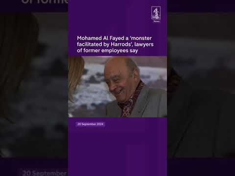 Mohamed Al Fayed a ‘monster facilitated by Harrods’, lawyers of former employees say