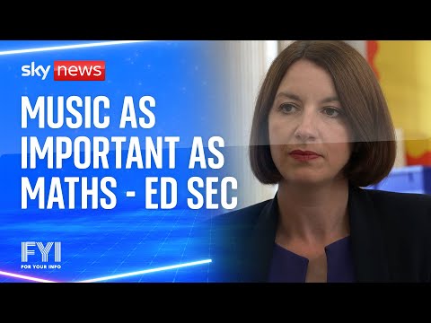 FYI: ‘Music as important as maths’