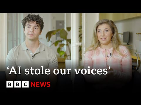 Voice artists sue tech company for ‘stealing their voices’ | BBC News
