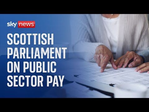 Watch live: Scottish parliament update on public sector pay