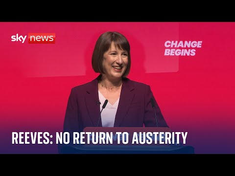 Reeves interrupted by heckler as she strikes more optimistic tone