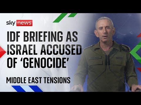 IDF briefing as Israel ‘targets senior Hezbollah leader’ in Beirut strike