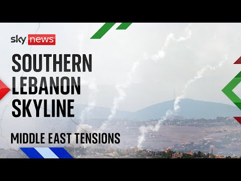 Watch live: View of southern Lebanon near Israel’s border