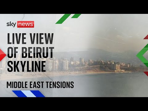 Watch live: Sky News camera showing Beirut skyline