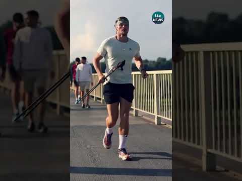 Jonny Davies ran to all the capitals in the UK and Ireland in just eleven days #itvnews #running #uk