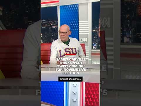 Democratic strategist James Carville thinks ‘plot twist coming’ for November’s election