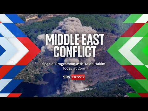 Watch live: Middle East Conflict – special programme with Yalda Hakim