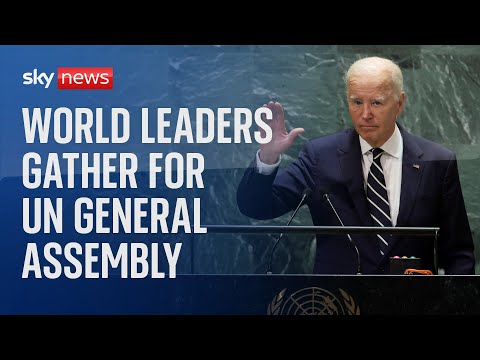 Watch live: World leaders gather in New York for the UN General Assembly