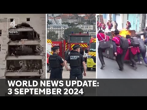 News Update: Russian strikes in Ukraine, Bolivian economy protests, Channel crossing migrants die