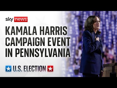 Watch live: Kamala Harris holds a campaign event in Pennsylvania