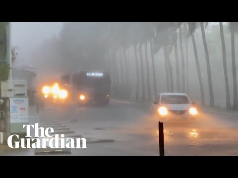 Hurricane Helene slams into Mexico and heads towards Florida