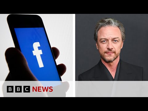 James McAvoy and Tom Brady fall for ‘Goodbye Meta AI’ hoax | BBC News