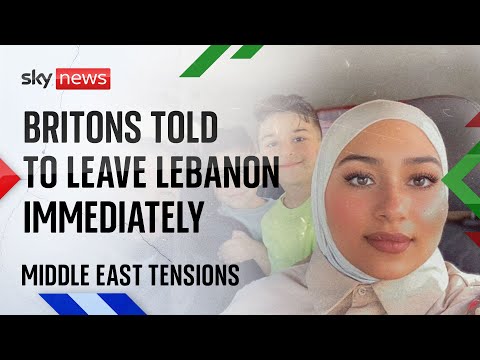 Britons tell of difficulties trying to leave Lebanon | Israel-Hezbollah conflict
