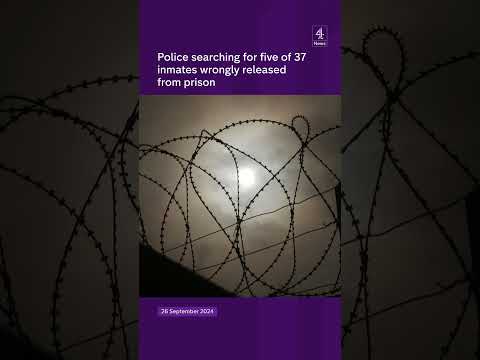37 inmates wrongly released from prison
