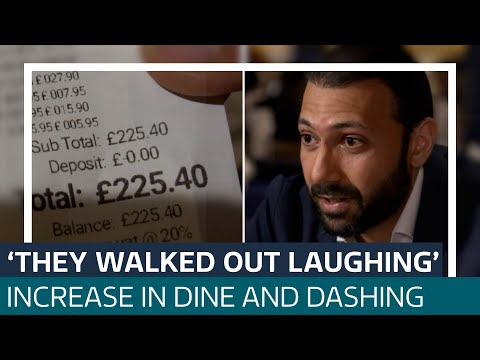 ‘Dine and dash – the new shoplifting?’: A third of hospitality businesses say they’ve been targeted
