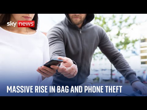 Over 70,000 victims to bag and phone theft on the streets of England and Wales