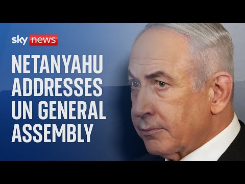 Watch live: Israeli Prime Minister Benjamin Netanyahu addresses the UN General Assembly