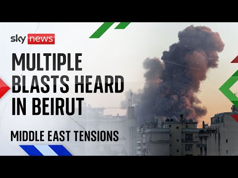 Watch live: Multiple blasts heard in Beirut