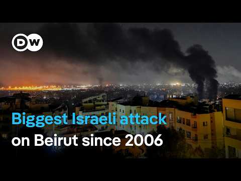Israeli media are reporting that the target was Hezbollah leader Hassan Nasrallah | DW News