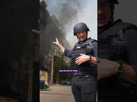 C4 News reports from Beirut