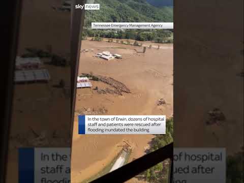 Tennessee battles widespread flooding after Hurricane Helene