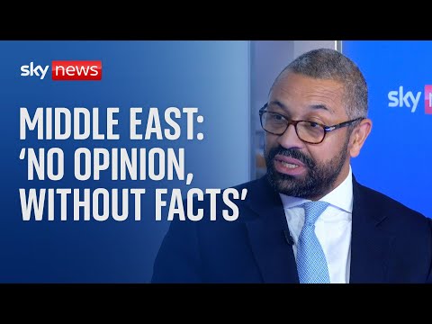 James Cleverly: ‘Any idiot’ can give an opinion on Middle East without proper info