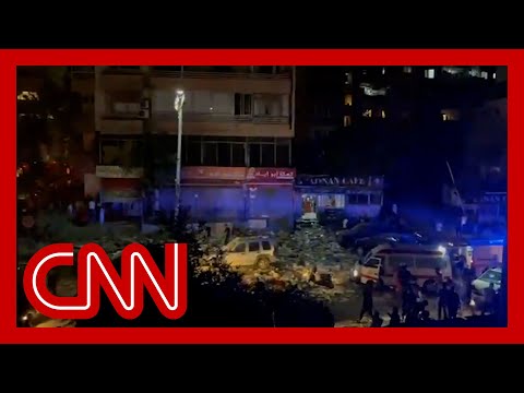 Video shows aftermath of new Israeli strike in Beirut
