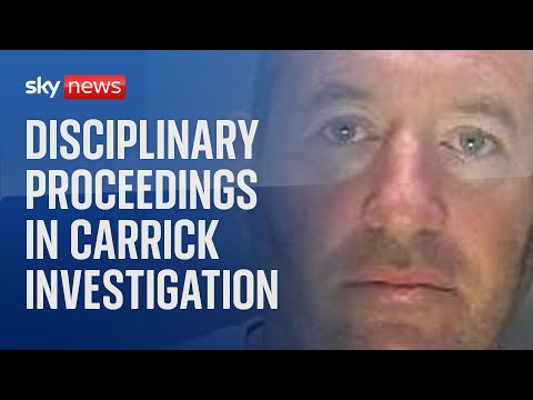 Four police officers and staff member to face disciplinary proceedings over Carrick investigation