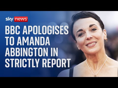 BBC apologises to Amanda Abbington and says ‘some’ complaints against Giovanni Pernice upheld