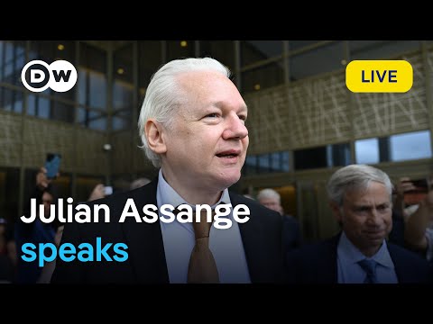 Live: Julian Assange speaks in Strasbourg on his detention and conviction | DW News